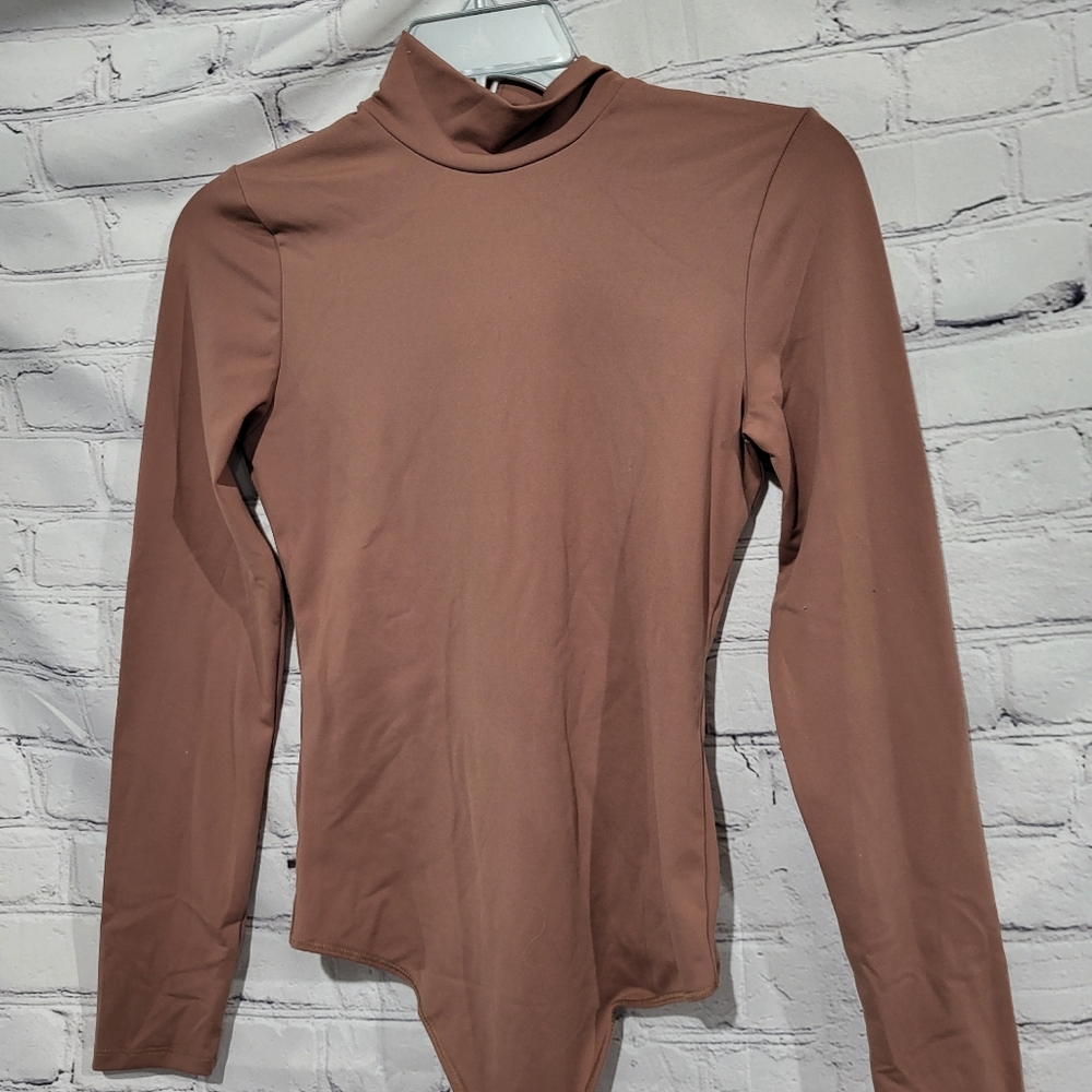 Abercrombie And Fitch Soft A&F Mock Neck Bodysuit - image 2